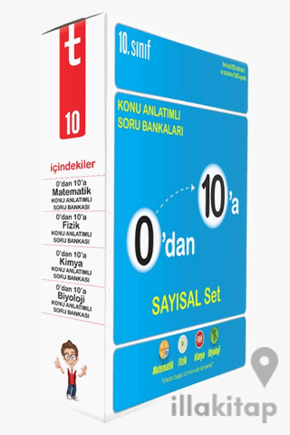 0'dan 10'a Konu Anlatımlı Soru Bankası Sayısal Set