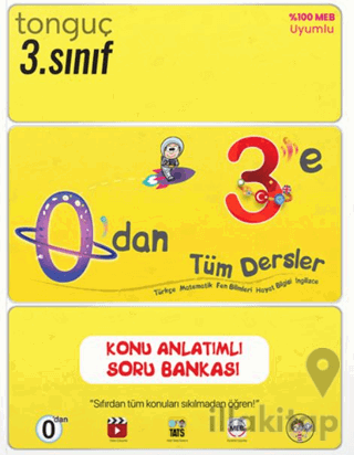 0'dan 3'e Tüm Dersler Konu Anlatımlı Soru Bankası