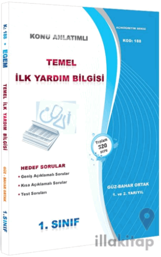 1. Sınıf 1. ve 2. Yarıyıl Temel İlk Yardım Bilgisi Konu Anlatımlı Soru