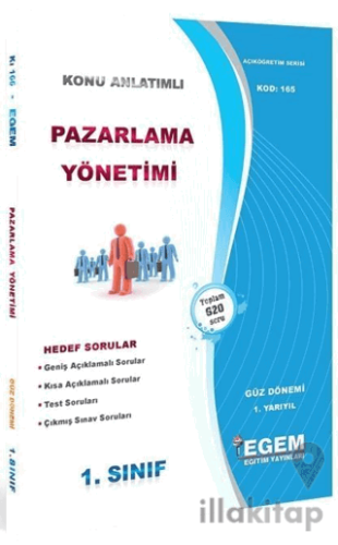 1. Sınıf 1. Yarıyıl Pazarlama Yönetimi Konu Anlatımlı Soru Bankası - K