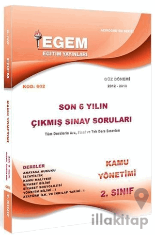 1. Sınıf 1. Yarıyıl Sağlık Kurumları İşletmeciliği Son 6 Yılın Çıkmış 