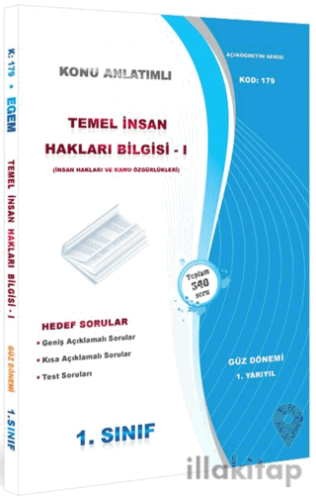 1. Sınıf 1. Yarıyıl Temel İnsan Hakları Bilgisi 1 Konu Anlatımlı Soru 