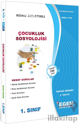 1. Sınıf 2. Yarıyıl Konu Anlatımlı Çocukluk Sosyolojisi - Kod 1179