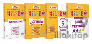 1. Sınıf Bilsem Hazırlık Kitapları 4 Kitap Set