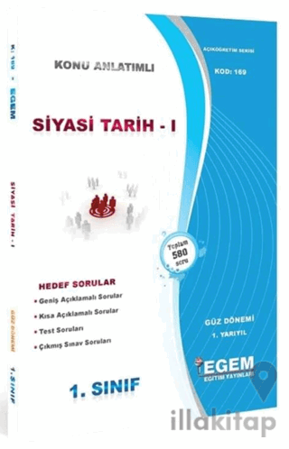 1. Sınıf Siyasi Tarih Bahar Dönemi Konu Anlatımlı Soru Bankası 2. Yarı