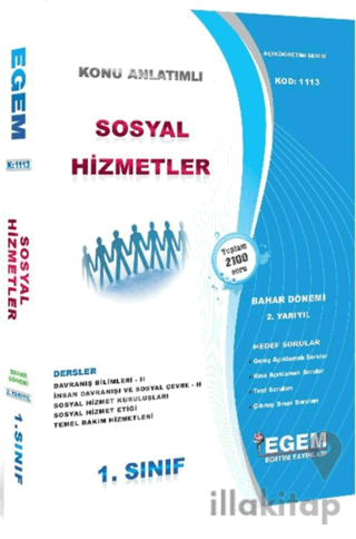 1. Sınıf Sosyal Hizmetler Konu Anlatımlı Soru Bankası