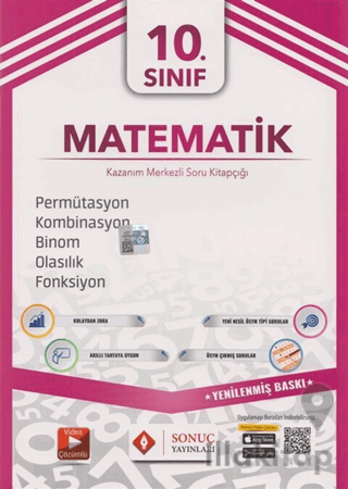 10. Sınıf Matematik - Permütasyon Kombinasyon Binom Olasılık Fonksiyon