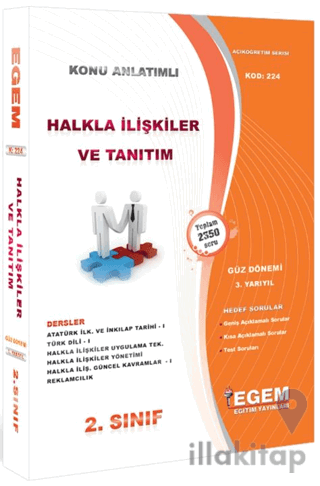 2. Sınıf 3. Yarıyıl Halkla İlişkiler ve Tanıtım Konu Anlatımlı Soru Ba