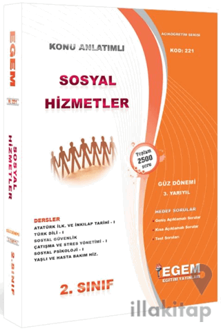 2. Sınıf 3. Yarıyıl Sosyal Hizmetler Konu Anlatımlı Soru Bankası - Kod