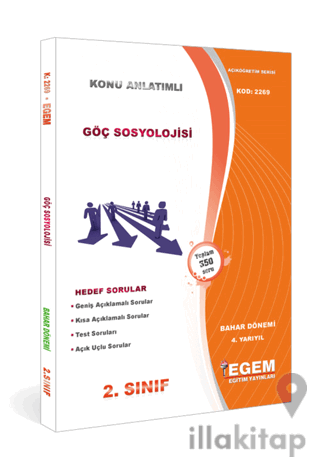 2. Sınıf 4. Yarıyıl Göç Sosyolojisi Bahar Dönemi - 2269