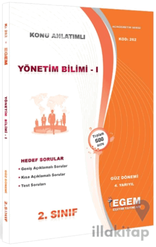 2. Sınıf 4. Yarıyıl Yönetim Bilimi 1 Konu Anlatımlı Soru Bankası - Kod