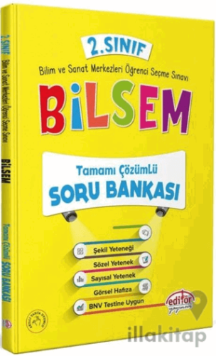 2. Sınıf BİLSEM Tamamı Çözümlü Soru Bankası