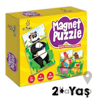 2+ Yaş Magnet Puzzle Dikkat Geliştiren Zeka Oyunu