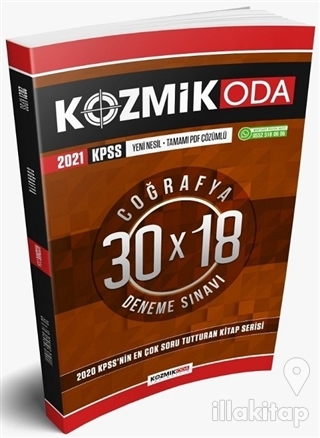 2021 KPSS Coğrafya 30x18 Deneme Sınavı