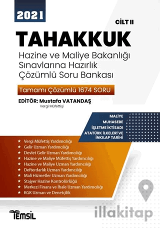 2021 Tahakkuk - Hazine ve Maliye Bakanlığı Sınavlarına Hazırlık Çözüml