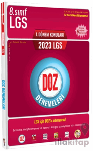 2023 8. Sınıf LGS 1. Dönem Doz Denemeleri