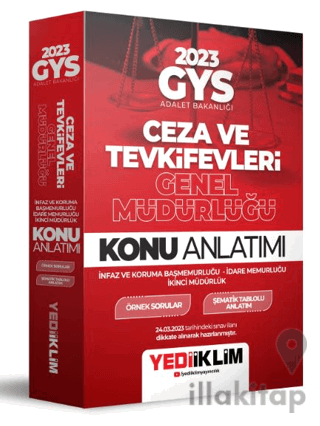 2023 GYS Adalet Bakanlığı Ceza ve Tevkifevleri Genel Müdürlüğü Konu An