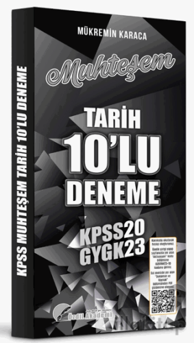 2023 KPSS Tarih 10 Deneme PDF Çözümlü