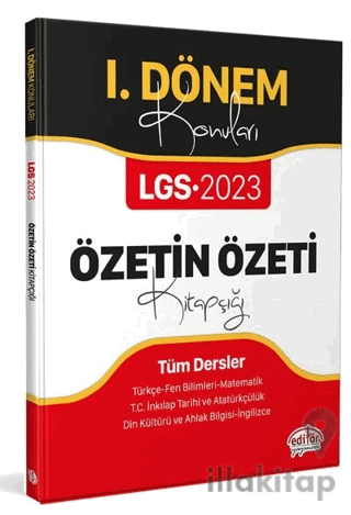 2023 LGS 1. Dönem Konuları Özetin Özeti Kitapçığı