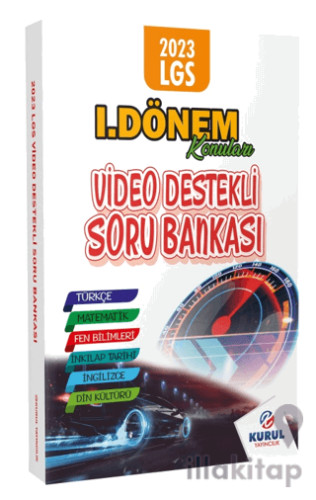 2023 LGS 1.Dönem Konuları Tüm Dersler Video Destekli Soru Bankası