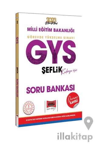 2023 MEB GYS Şeflik Kadrosu İçin Deneme İlaveli Soru Bankası