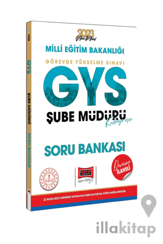 2023 MEB GYS Şube Müdürlüğü Kadrosu İçin Deneme İlaveli Soru Bankası