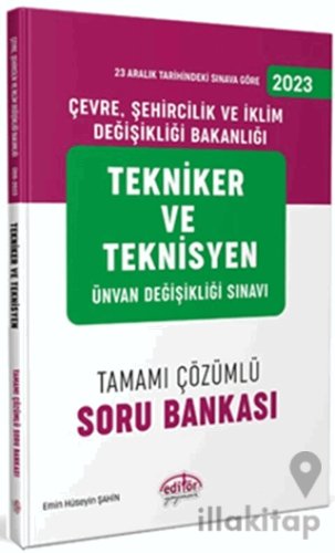 2023 UDS Çevre Şehircilik ve İklim Değişikliği Bakanlığı Tekniker ve T