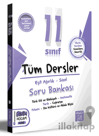 2024 11. Sınıf Eşit Ağırlık - Sözel Tüm Dersler Soru Bankası