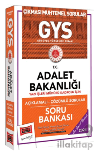 2024 Adalet Bakanlığı Yazı İşleri Müdürü Kadrosu İçin Soru Bankası