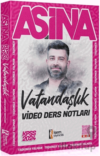 2024 Aşina KPSS Vatandaşlık Video Ders Notu