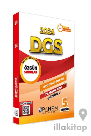 2024 DGS Tamamı Çözümlü Özgün 5 Deneme