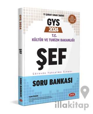 2024 GYS T.C Kültür Ve Turizm Bakanlığı Şef Görevde Yükselme Soru Bank