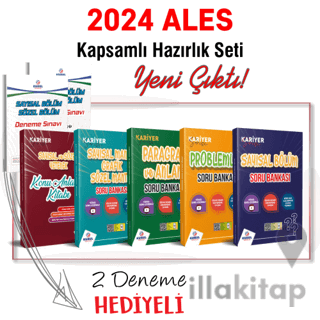 2024 Kariyer Serisi ALES Video Çözümlü Kapsamlı Hazırlık Seti