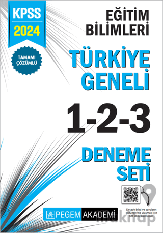 2024 KPSS Eğitim Bilimleri Tamamı Çözümlü Türkiye Geneli 1-2-3 (3'lü D