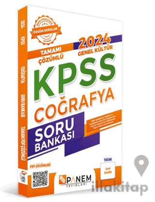 2024 KPSS Genel Kültür Tamamı Çözümlü Coğrafya Soru Bankası