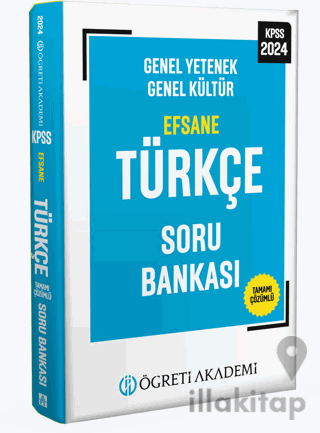 2024 KPSS Genel Yetenek Genel Kültür Efsane Türkçe Soru Bankası