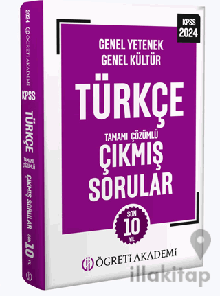 2024 KPSS Genel Yetenek Genel Kültür Türkçe Tamamı Çözümlü Çıkmış Soru