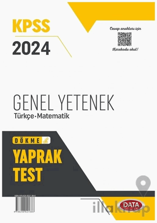 2024 KPSS Genel Yetenek Türkçe-Matematik Yaprak Test