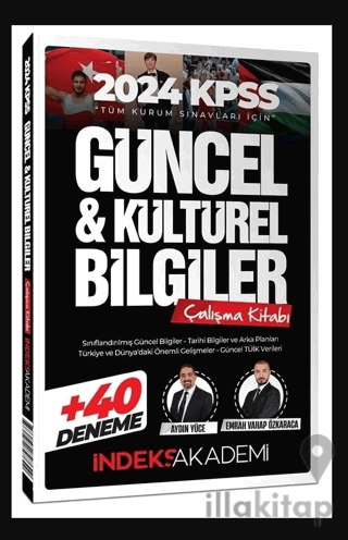 2024 KPSS Güncel ve Kültürel Bilgiler Çalışma Kitabı (40 Deneme İlavel