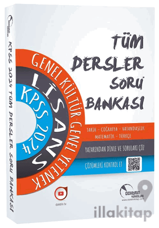 2024 KPSS Lisans Genel Kültür Genel Yetenek Tüm Dersler Tek Kitap Soru