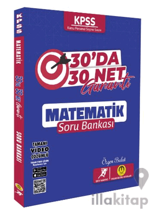 2024 KPSS Matematik  30 Da 30 Net Soru Bankası