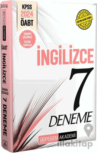 2024 KPSS ÖABT İngilizce Öğretmenliği Tamamı Çözümlü 7 Deneme