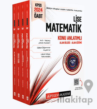 2024 KPSS ÖABT Lise Matematik Konu Anlatımlı (4 kitap)