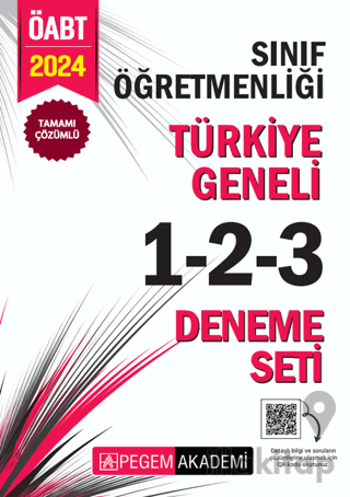 2024 KPSS ÖABT Sınıf Öğretmenliği Tamamı Çözümlü Türkiye Geneli 1-2-3 