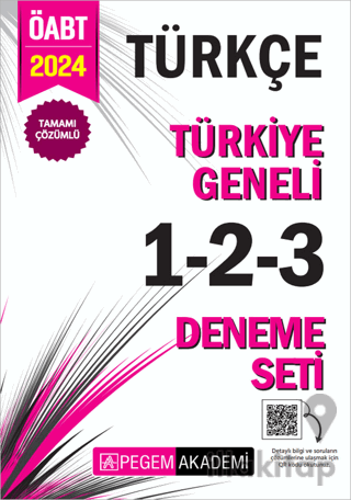 2024 KPSS ÖABT Türkçe Tamamı Çözümlü Türkiye Geneli 1-2-3 (3'lü Deneme