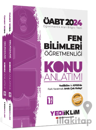 2024 ÖABT Fen Bilimleri Öğretmenliği Konu Anlatımı 1. ve 2 .Cilt