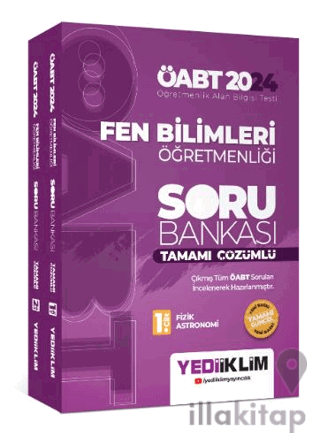 2024 ÖABT Fen Bilimleri Öğretmenliği Tamamı Çözümlü Soru Bankası 1. Ci