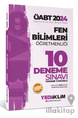 2024 ÖABT Fen Bilimleri Öğretmenliği Tamamı Video Çözümlü 10 Deneme Sı