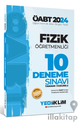 2024 ÖABT Fizik Öğretmenliği Tamamı Video Çözümlü 10 Deneme Sınavı