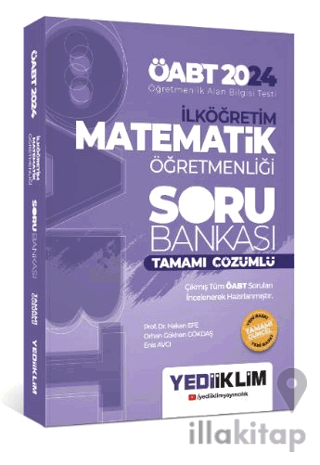 2024 ÖABT İlköğretim Matematik Öğretmenliği Tamamı Çözümlü Soru Bankas